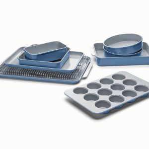 Ceramic-Coated Steel Bakeware Set Non-Toxic & Non-Stick Slate