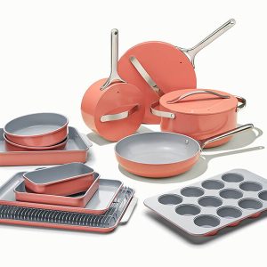 Full Kitchen Set 23-Piece Complete Kitchen Set Perracotta