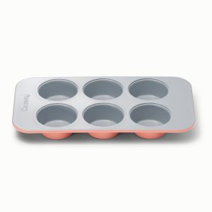 6-Cup Muffin Pan Ceramic Non-Stick & Non-Toxic Perracotta