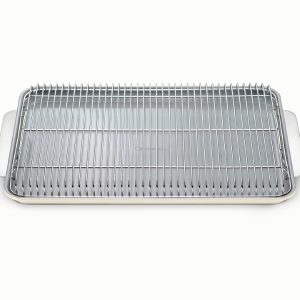 Large Baking Sheet + Cooling Rack Duo Cream