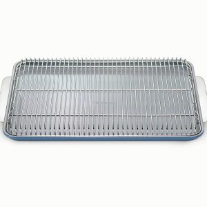 Large Baking Sheet + Cooling Rack Duo Slate