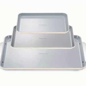 Baking Sheet Trio Non-Stick & Non-Toxic Pan Cream
