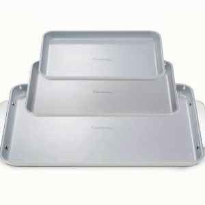 Baking Sheet Trio Non-Stick & Non-Toxic Pan Gray