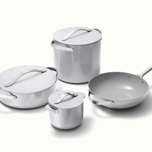 Cookware+ Set Non-Stick Cookware Set & Storage Gray