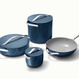 Cookware+ Set Non-Stick Cookware Set & Storage Navy