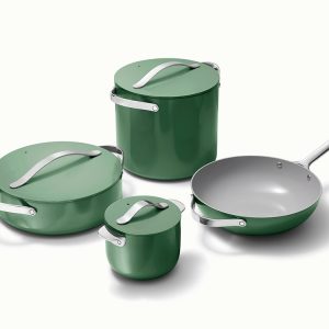 Cookware+ Set Non-Stick Cookware Set & Storage Sage