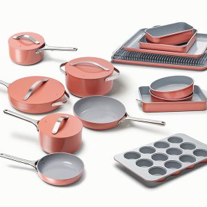 Ceramic Non-Stick Cookware: Non-Toxic Pots and Pans Perracotta