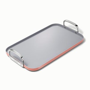 Double Burner Griddle Double Griddle Nonstick Double Burner Griddle Perracotta