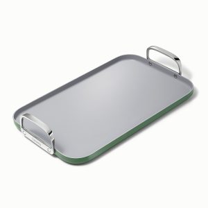 Double Burner Griddle Double Griddle Nonstick Double Burner Griddle Sage