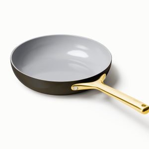 Ceramic Frying Pan Durable Non-Toxic Coating PTFE Free Black