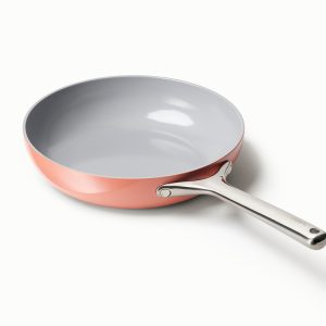 Ceramic Frying Pan Durable Non-Toxic Coating PTFE Free Perracotta