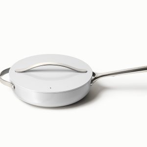 Ceramic Saute Pan Best Non-Toxic Saute Pan Gray