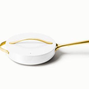 Ceramic Saute Pan Best Non-Toxic Saute Pan White