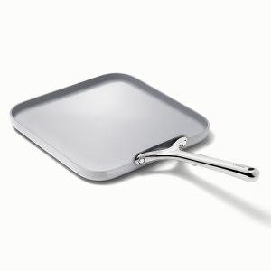 Griddle Pan Ceramic Non-Toxic Square Griddle Pan Gray