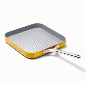 Ceramic Grill Pan Grill Pan for Stove Non Stick Grill Pan Marigold
