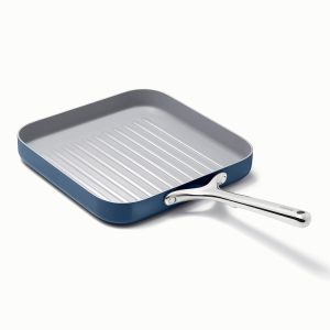 Ceramic Grill Pan Grill Pan for Stove Non Stick Grill Pan Navy