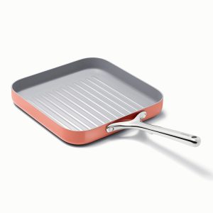 Ceramic Grill Pan Grill Pan for Stove Non Stick Grill Pan Perracotta