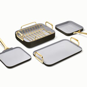 Squareware Set 7-Piece Square Cookware Black
