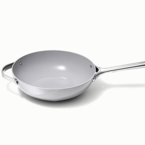Stir Fry Pan Non-Stick & Non-Toxic Gray