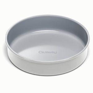 Circle Pan Ceramic Non-Stick & Non-Toxic Round Pan Gray