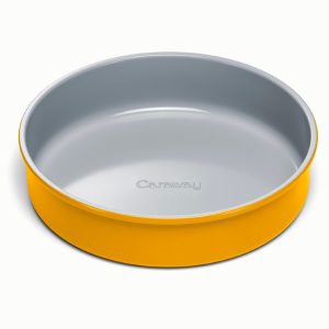 Circle Pan Ceramic Non-Stick & Non-Toxic Round Pan Marigold