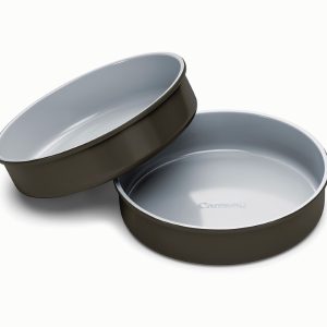 Circle Pan Duo Ceramic Non-Stick & Non-Toxic Black