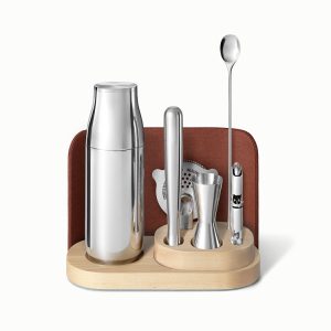 Bar Set Complete Barware and Mixology Set Manhattan Red