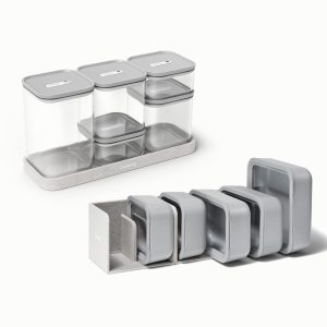 Complete Food Organization Bundle Non-Toxic & BPA-Free Gray