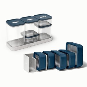Complete Food Organization Bundle Non-Toxic & BPA-Free Navy