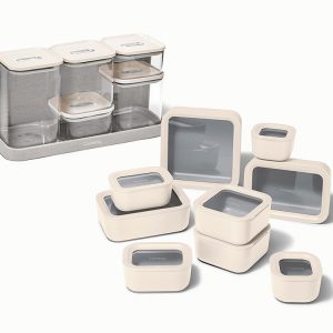 Complete Kitchen Organization Bundle Non-Toxic & BPA-Free Cream