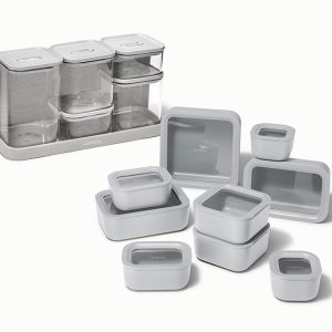 Complete Kitchen Organization Bundle Non-Toxic & BPA-Free Gray