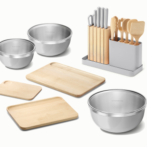Complete Kitchen Prep Set Gray