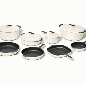 Deluxe Enameled Cast Iron Set Cream
