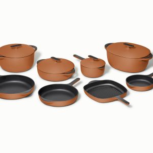 Deluxe Enameled Cast Iron Set Rust
