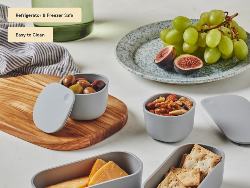 Dot Container Set of 4 Small Sauce Storage Container Insert BPA-Free - Image 5