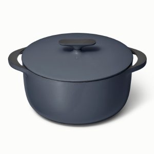6.5 qt Enameled Cast Iron Dutch Oven Midnight Blue