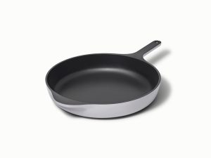 12” Enameled Cast Iron Large Skillet Gray