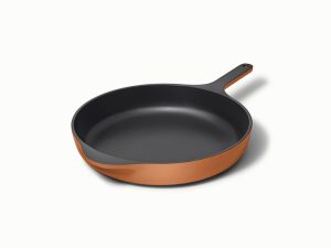 12” Enameled Cast Iron Large Skillet Rust