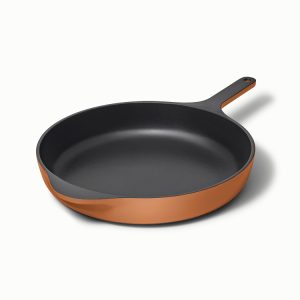 12” Enameled Cast Iron Large Skillet Rust