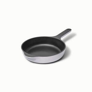 8” Enameled Cast Iron Mini Skillet Gray