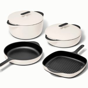 Enameled Cast Iron Pots and Cookware Set