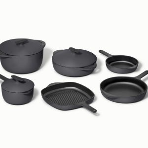 Enameled Cast Iron & Minis Set Charcoal
