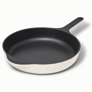 Enameled Cast Iron Skillet - 10.5" Cream