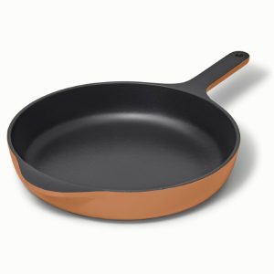Enameled Cast Iron Skillet - 10.5" Rust