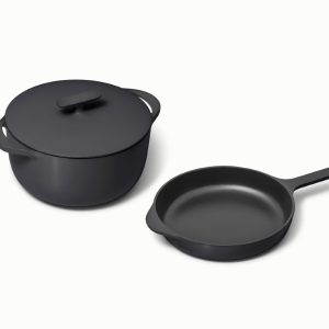 Cast Iron Skillet & Dutch Oven Duo Charcoal