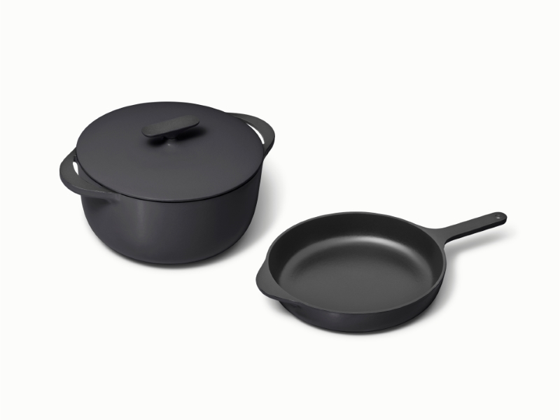 Cast Iron Skillet & Dutch Oven Duo Charcoal