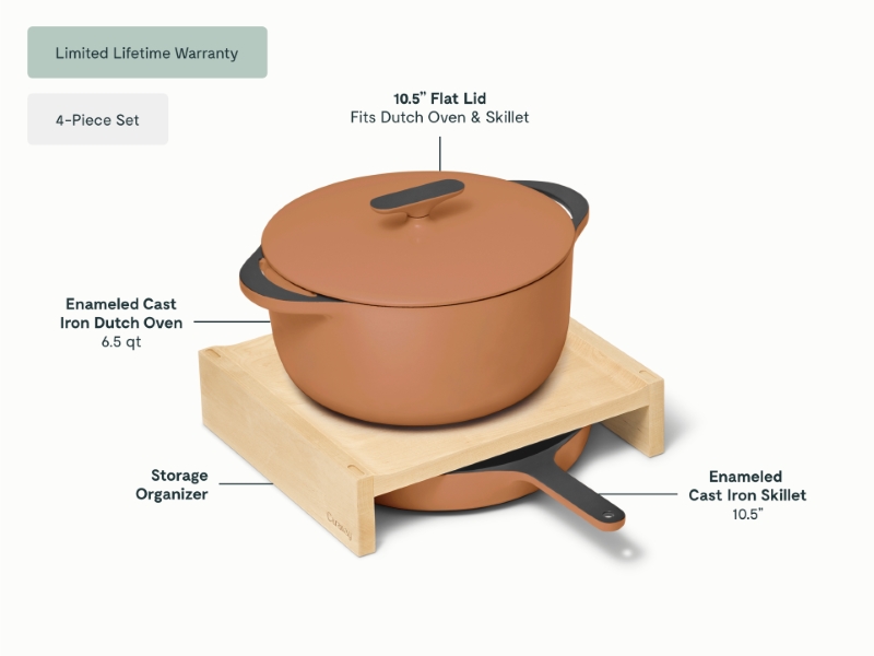 Cast Iron Skillet & Dutch Oven Duo Rust - Image 2