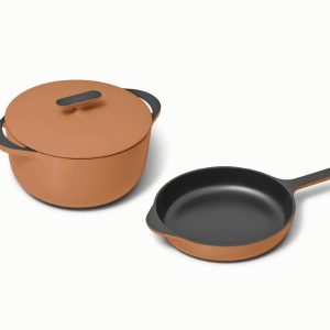 Cast Iron Skillet & Dutch Oven Duo Rust