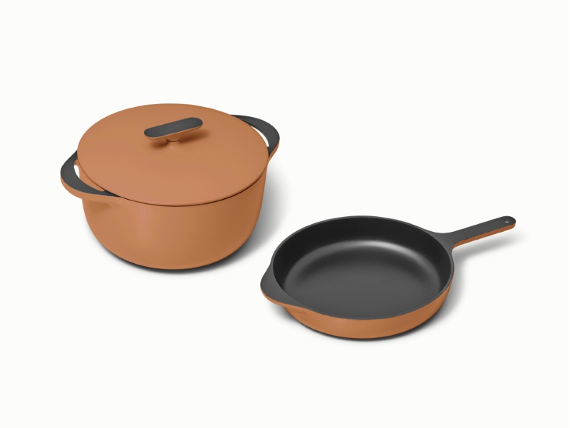 Cast Iron Skillet & Dutch Oven Duo Rust