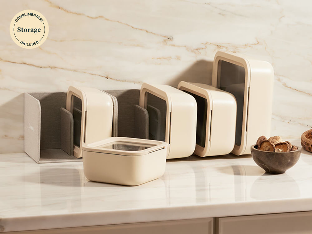 Glass Food Storage Containers with Lids Gray - Image 4